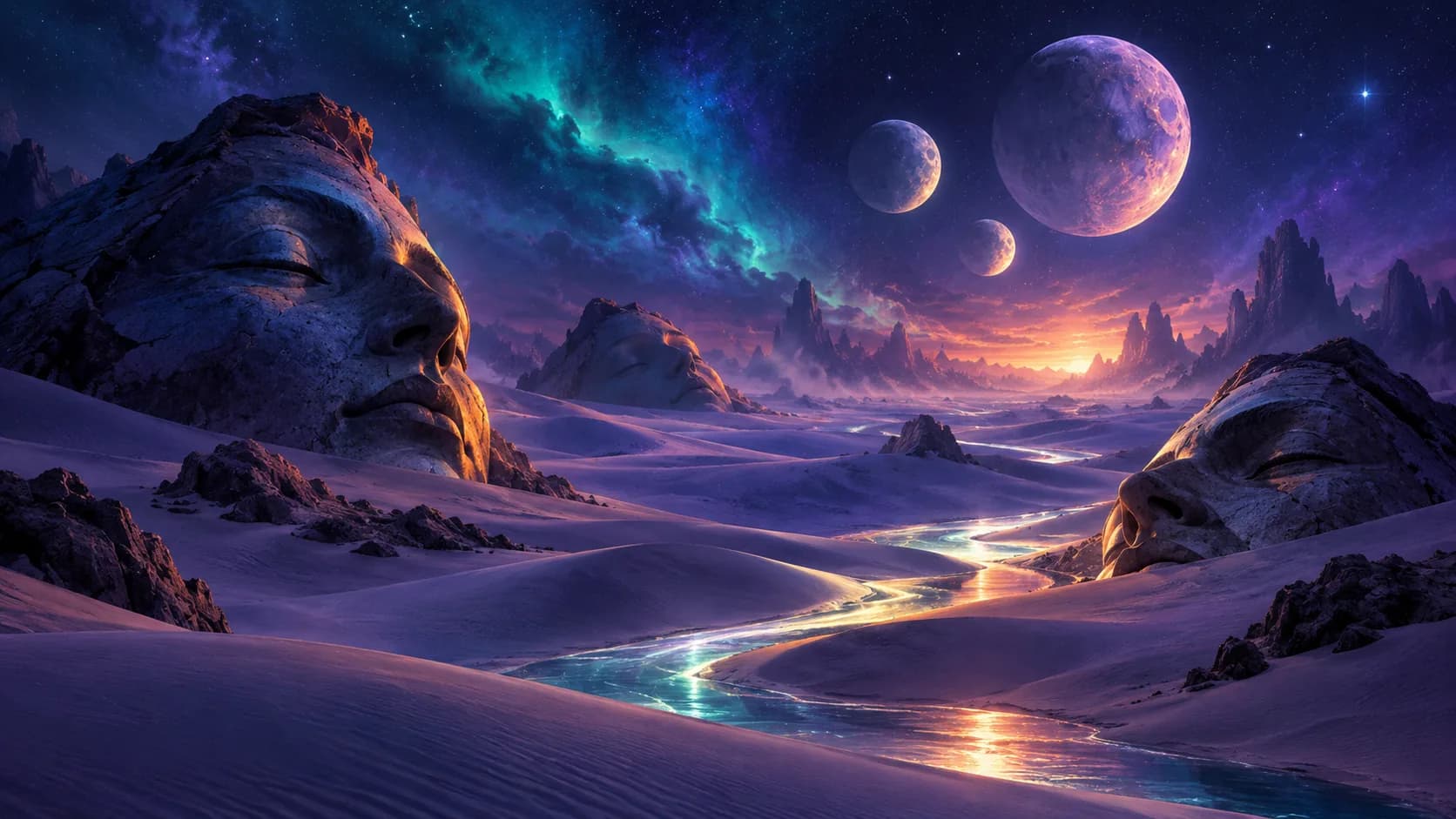 Frame from Three Moons